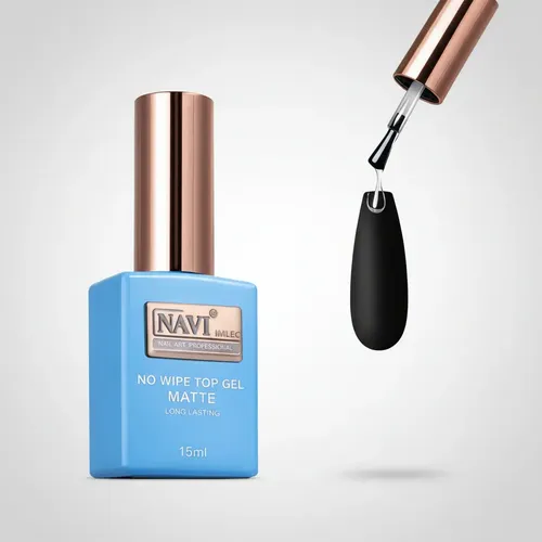 Esmalte Top Coat Efecto Matte 15ml Navi Uv/led Uñas