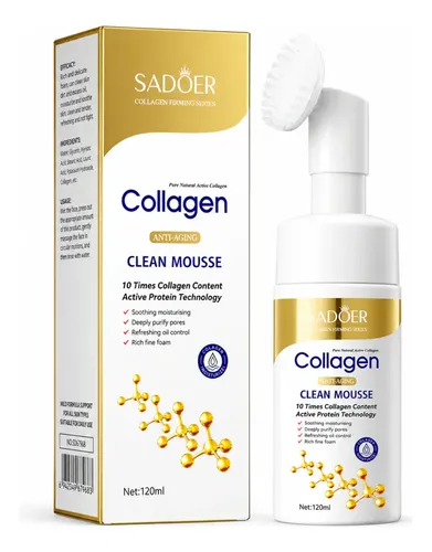 Limpiador Facial Espuma Colágeno Activ Antiage Sadoer 120ml