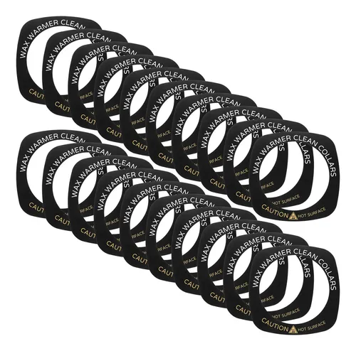 Wax Heater Anti-spill Collars Black For Salon And Home Use