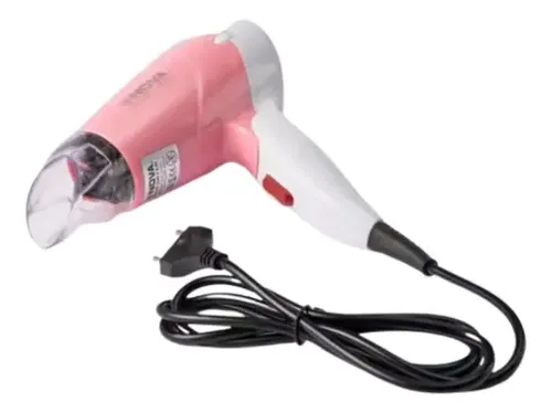 Mini Secador De Pelo Plegable 1400w Aire Frío Calor Nv-617b