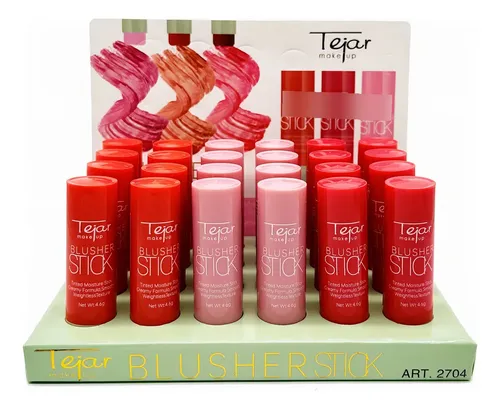 Rubor En Barra Blusher Stick Tejar Make Up (pack X 3) Tono Del Maquillaje Rosa