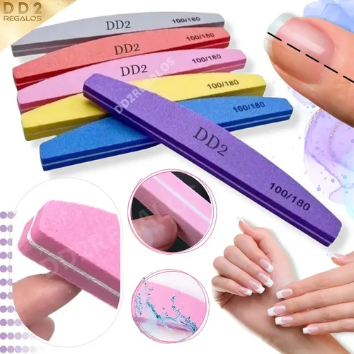 Lima Sponge Buffer 100/180 Dd2 Uñas Esculpidas Manicuria Lun
