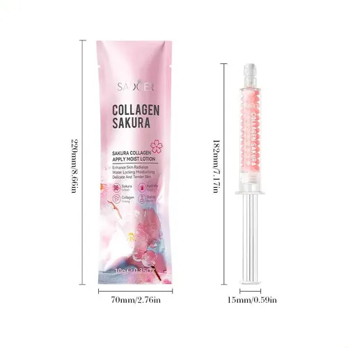 2 Piezas De Loción Hidratante De Colágeno Sakura