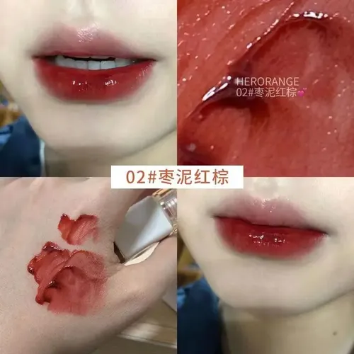 Lip Gloss Mirror Lip Glaze Herorange Original Korean Makeup