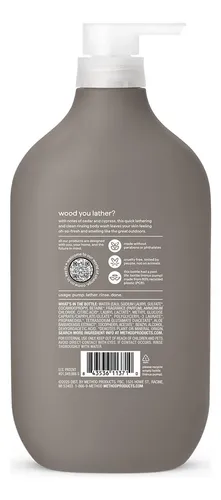 Gel De Baño Method Men De Cedro Y Ciprés, 28 Onzas