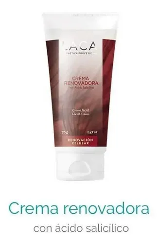 Crema Renovadora Con Acido Salicílico Laca Tipo de piel Todo tipo de piel