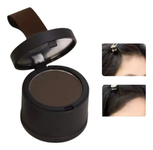 Polvo Retoque Linea Cabello Marron Oscuro
