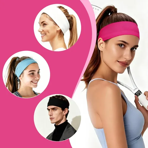 52pz Banda Cabeza Elástica Diadema Y Cabello Pelo Scrunchies Multicolor