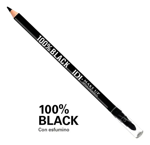 Lapiz Delineador De Ojos Negro Efecto Mate Idi
