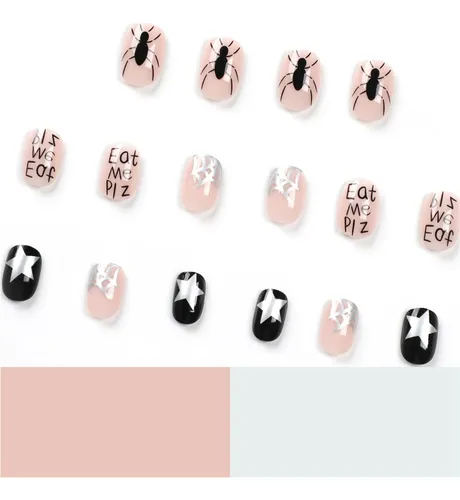 Uñas Decoradas Al Estilo Occidental Para Halloween