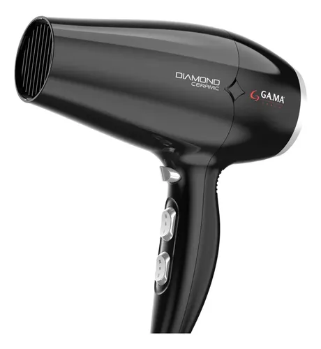 Secador De Pelo Ga.ma Italy Ceramic Black Con Boquilla