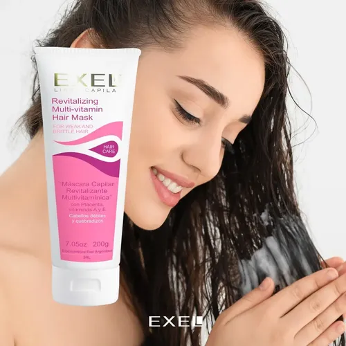 Mascara Capilar Revitalizante Multivitamina Exel C/ Placenta