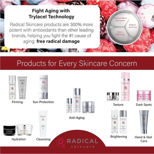 Radical Skincare Pad Exfoliante Antienvejecimiento 2×1.2 Oz