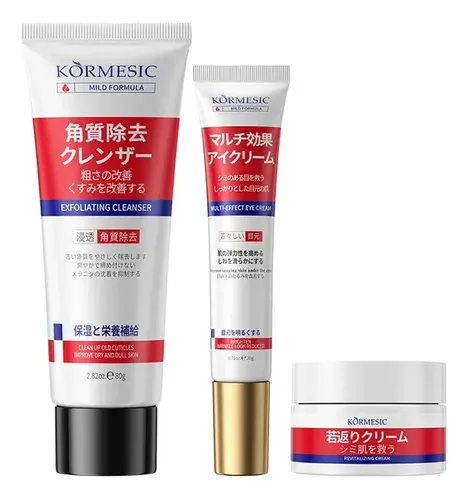 Crema Resurrection + Limpiador Exfoliante + Crema Para Ojos