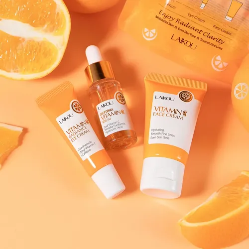 Tratamiento Facial Vitamina C Y Niacinamida – Kit De 3 Pasos