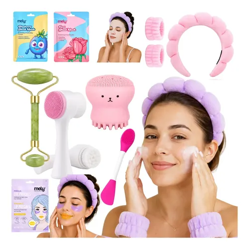 Kit Skincare Facial Mujer Completo Rutina Diaria Box Regalo