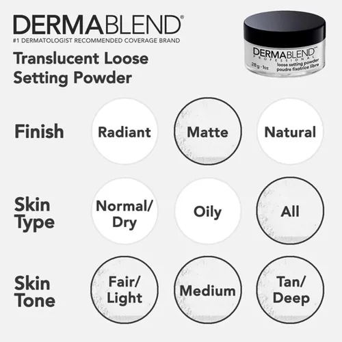 Dermablend Polvo Suelto Fijador Acabado 16h