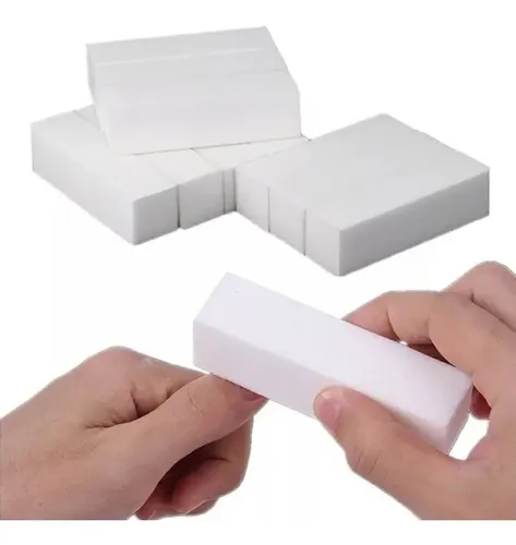 10 Limas Blanca Manicuria Rebajado De Esculpidas Uñas Gel Uv