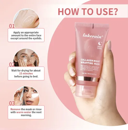 Mascarilla En Crema De Noche Con Colágeno Peel Off De