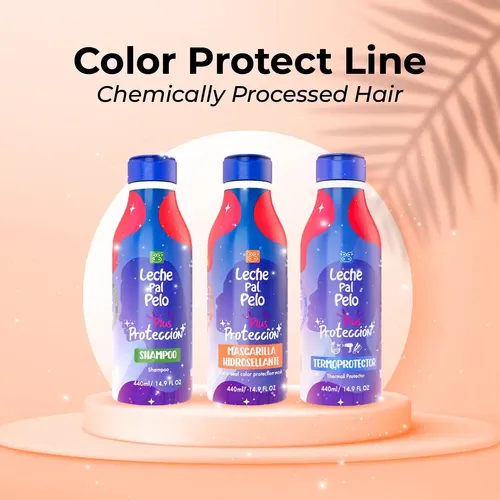 Crema Capilar Leche Pal Pelo 440ml Protector Térmico Aloe Ve