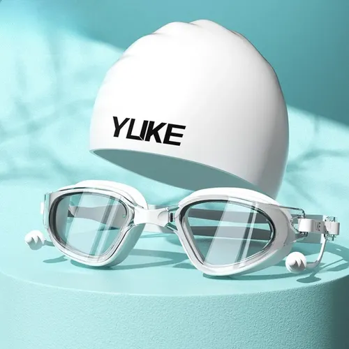 Set Unisex De Gorro De Baño Y Gafas