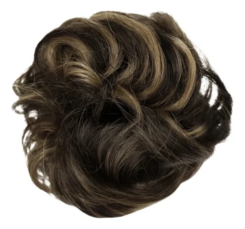 Maxi Rodete Postizo Moño Extension De Cabello Orgánico