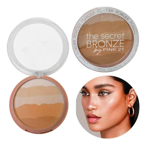 Polvo Compacto Secret Bronze Pink 21 Sellar Maquillaje