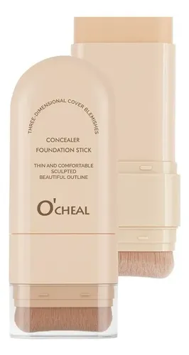 Base En Barra Ocheal Stick Con Brocha Cobertura Natural