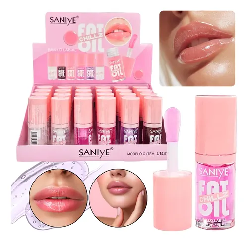 Brillo Labial Saniye Fat Chillz Oil Hidratante Para Labios