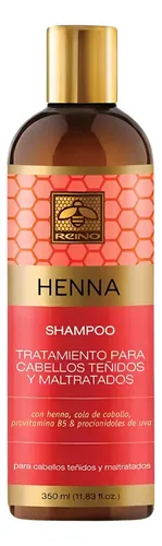 Shampoo Henna Preserva El Color Y El Brillo Intenso Reino