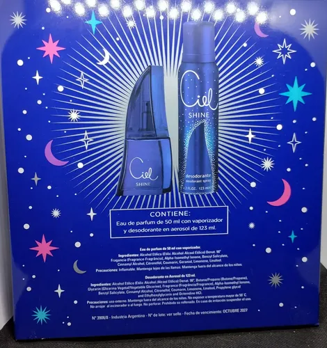 Set Ciel para Mujer Perfume 50 mL + Deo 123 mL