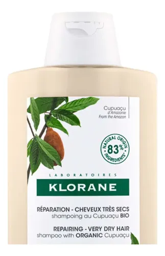 Shampoo Klorane Cupuacu Bio Cabellos Secos Y Dañados X 200