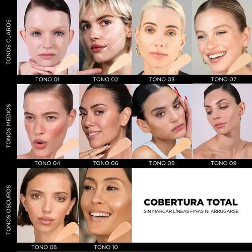 Corrector de Ojeras Regina INICIO Tono 04 Crema Resistente Agua