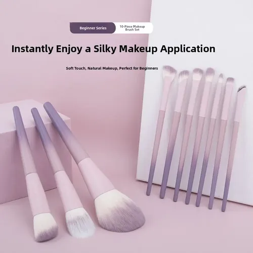/set 10 Brochas Maquillaje Suave Pincel Delineador
