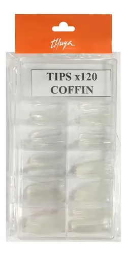 Tips Para Uñas Thuya Coffin 120u Manicuria Profesional