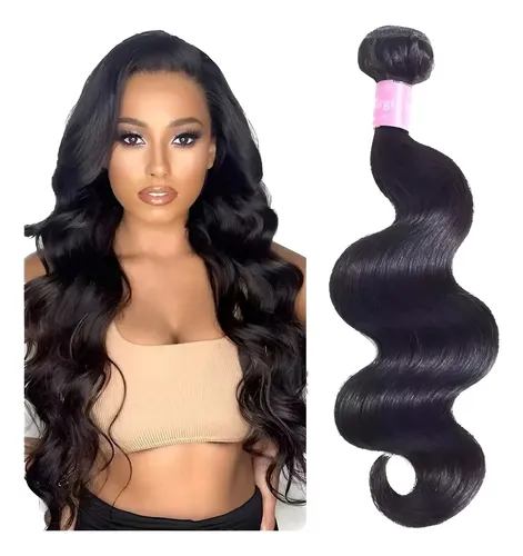 Cabello Ondulado Del Cuerpo Humano Brasileño, 50 Cm, 100 G