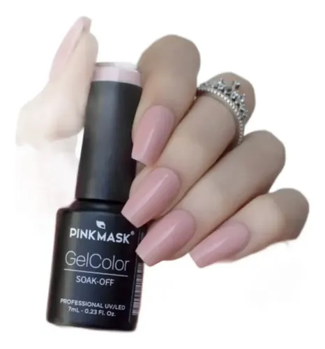 Pink Mask Gel Color Uv/led Semipermanente 7ml Blushing Bride