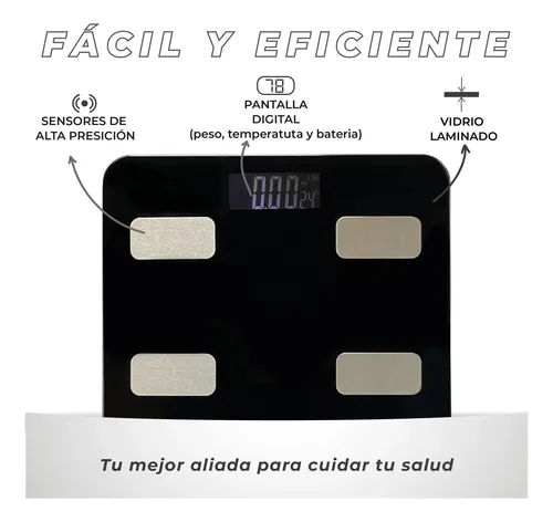 Balanza Digital Baño Mti Bluetooth Personal Corporal 180kg