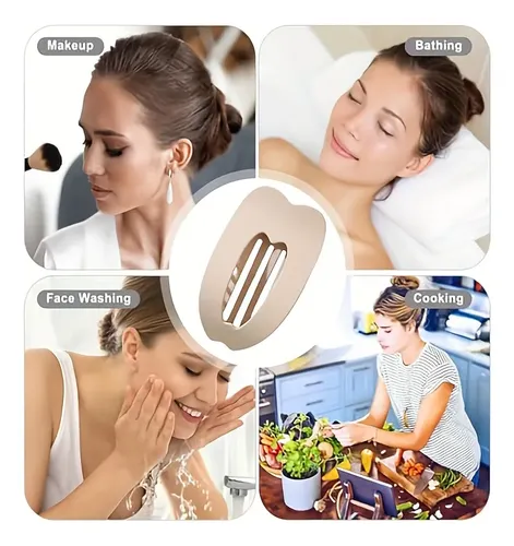 4 Pinzas Planas Para El Cabello | Pinzas Grandes De Sujeción