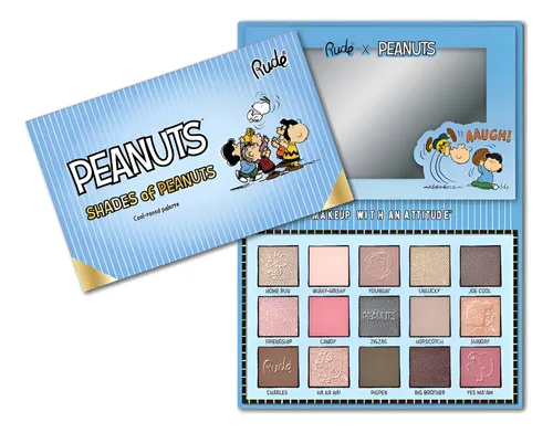 Paleta Sombras Shades Of Peanuts Cool Toned Rude Cosmetics
