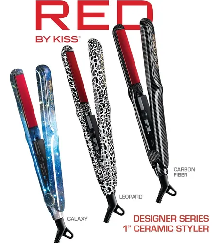 Red By Kiss 1 Designer Series Plancha Alisadora De Cerámica