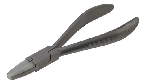 Pinzas Para Cambiar Plaquetas Lentes Media Luna Plata