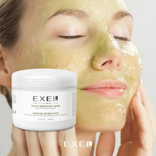 Mascara Exel Refrescante Extractos Vegetales Corporal 250grs Tipo de piel Todo tipo