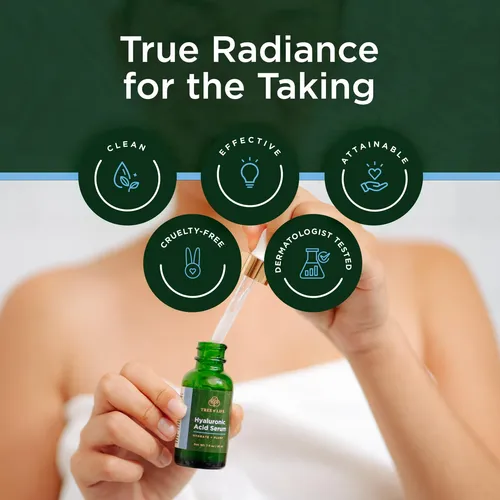 Sérum De Ácido Hialurónico Tree Of Life Para Rostro, 2 Onzas