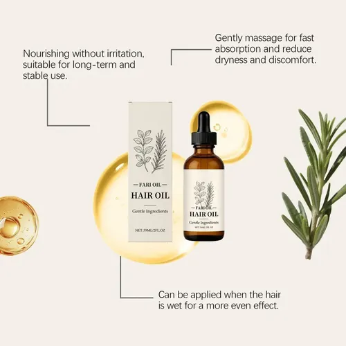 Aceite Botánico Para Cuero Cabelludo Fari Hair, 60 Ml, 2 Onz