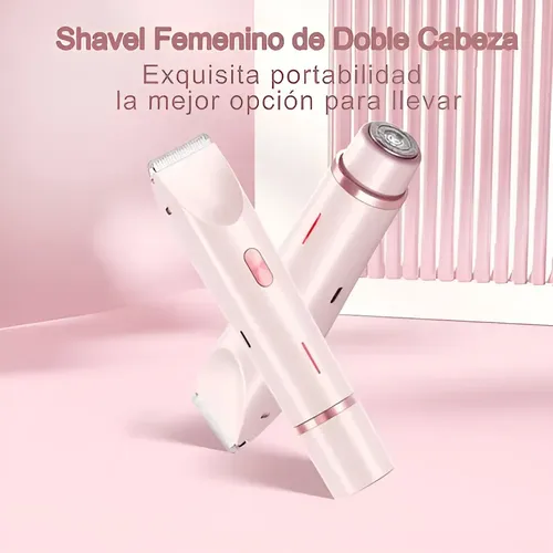 Depiladora De Bikini Para Mujer Electrica Doble Cabeza 2in1