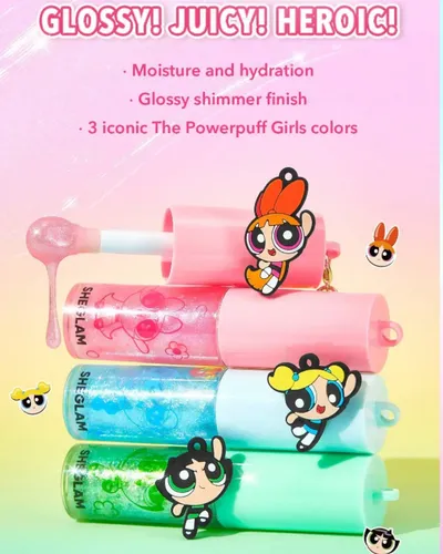 Sheglam Lip Gloss Las Chicas Superpoderosas Labial Powerpuff