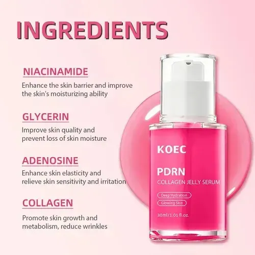 Serum Pdrn Collagen Jelly Deep Hydration Glowing X 30ml Todo Tipo De Piel Día/noche