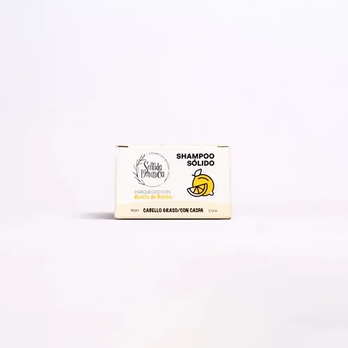 Shampoo Sólido Cabello Graso Sentida Botánica Vegano 60g