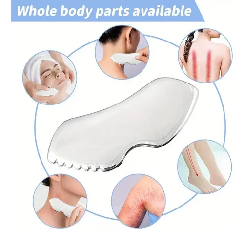 Gua Jawline Sha De Acero Inoxidable Para Cara Metálica Sha G Silvery